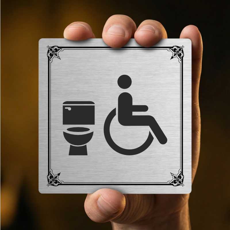 WC invalidé, 100x100mm, zlatá, Arizona